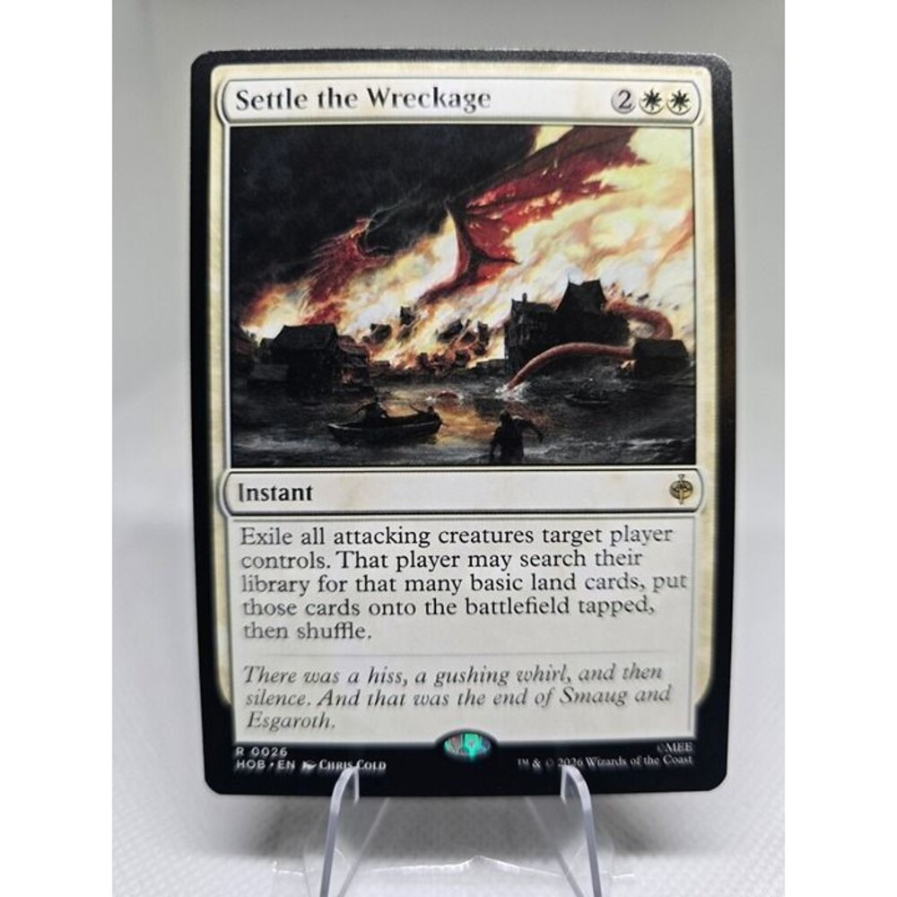 Magic The Gathering Settle the Wreckage #26 the hobbit
